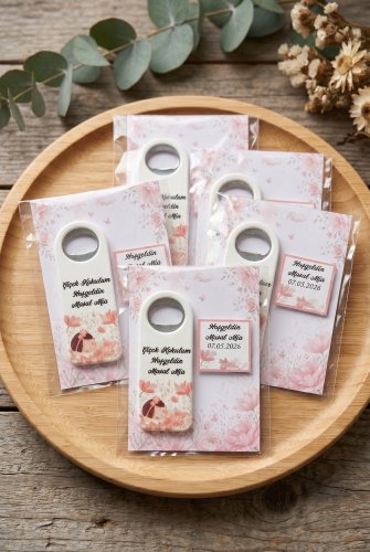 Çiçek Bahçesi Bebek Bebek Hediyelik Açacak Magnet Set 20'li Paket