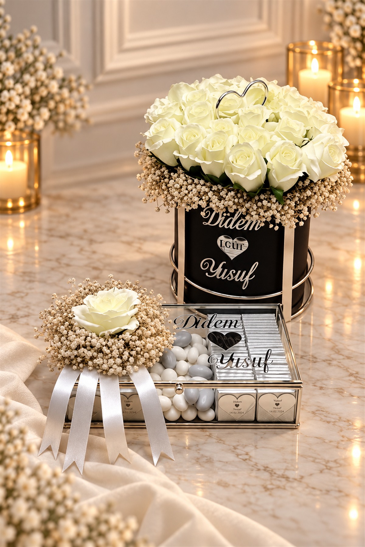 Isteme Çikolatası-düğün Çiçeği-nikah Çiçeği-nikah Çikolatası-isteme Çiçeği-düğün Çikolatası